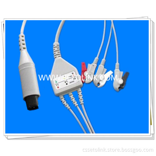 ECG Cable with 3/5 Leads